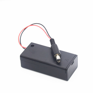 Boîtier de batterie SBH-9V 9V avec connecteur DC et interrupteur pour batterie 6F22 - Product Image 2