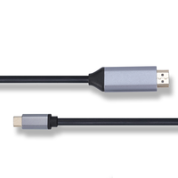 Câble USB 3.1 Type C vers HDMI en aluminium, Type C vers HDMI Premium 4K haute résolution USB C