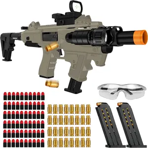 Hot Selling Soft Bullet Kids Toys Gun for Boys DIY Customized Shell Ejecting Design Toy Foam Blasters Automatic Toy Gun