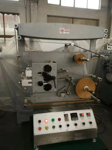 Máquina de impresión flexible, de nailon, algodón, cinta de satén, <span class=keywords><strong>Flexo</strong></span>, para etiquetas de tela (frontal, 2 colores, trasera, 1 color) - Product Image 2