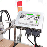 Impresora de Inyección de Tinta Industrial DOCOD T210E-1 de 12.7MM para Codificación y Impresión de Tarjetas de PVC para Botellas, Latas y Cajas
