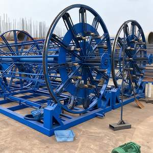 Loại mới hoàn toàn tự động gia cố lồng thợ hàn + Bê tông cống ống dây chuyền sản xuất với mang dây lưới lồng chức năng - Product Image 4