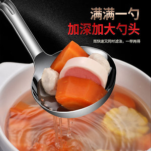 304 Stainless Steel Oil <b>Strainer</b> Large Fine <b>Mesh</b> Cooking Spoon With Wall Mount Design For Hot Pot And Kitchen Use - Product Image 5