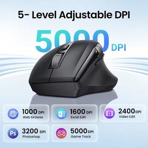 <span class=keywords><strong>Souris</strong></span> sans fil UGREEN Hyper-Fast Scroll 5.4 2.4G ergonomique 5000 DPI pour <span class=keywords><strong>MacBook</strong></span>, tablettes, ordinateurs portables, ordinateurs PC - Product Image 2