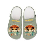 Sabots personnalisés imprimés unisexe, antidérapants pour l'extérieur, pantoufles de jardin, chaussures de plage souples pour garçons, sabots mexicains à motifs de dessins animés