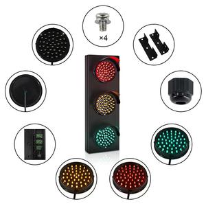 Feu de signalisation à LED pour la sécurité routière avec lampe plein écran Matériaux PC et panneau solaire de taille OEM Prix réduit - Product Image 5
