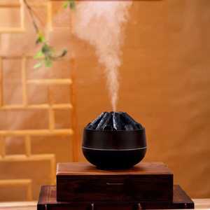 Diffuseur d'huiles essentielles portable mini, électrique, USB, capacité 300 ml, éclairage LED, fonctionnement silencieux, humidificateur d'air de bureau - Product Image 1