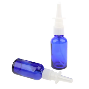 For Nasal Care 10ml 20ml 30ml <b>Empty</b> Press Pump Round Amber Glass Nasal <b>Spray</b> <b>Empty</b> <b>Bottles</b> - Product Image 4