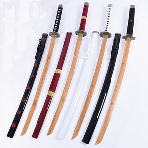 Minghu Anime espada nuevo Sauron y <span class=keywords><strong>Daoyi</strong></span> palabra otoño agua fantasma Toru nieve caminar madera bambú hoja japonesa espada Cosplay - Product Image 2