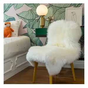 High Quality Wholesale Genuine Sheepskin Fur Rug Safe Australian Sheepskin Rug Soft And Warm Real Sheep Fur Blanket