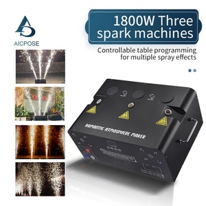 Máquina de Chispas Frías para Interiores de 1800w, Tres Salidas, para Bodas, DJ, Fiestas, Escenarios, Venta en China - Product Image 5