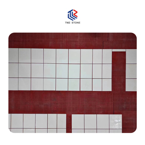 TMZ oum/odm kalkstein กระเบื้องปูพื้นหินปูนสีขาวไก่งวงเคลือบเงาคุณภาพสูงดีไซน์ทันสมัยขายส่ง - Product Image 6