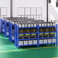 Einfach zu installierende höhenverstellbare hochleistungs-industrie-regale metallische regale stapeln lagerung regal regal