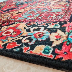 Tappeto Persiano Ricamato <span class=keywords><strong>in</strong></span> Velluto di Lusso, Alta Qualità 80*120cm, per Casa/Preghiera/Auto, Realizzato <span class=keywords><strong>a</strong></span> Macchina - Product Image 6