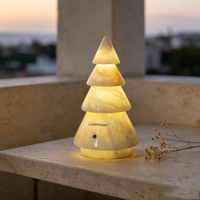 Lampe de table de luxe en albâtre pour Noël, décoration de villa, appartement, majlis, Ramadan, Aïd, fêtes de fin d'année