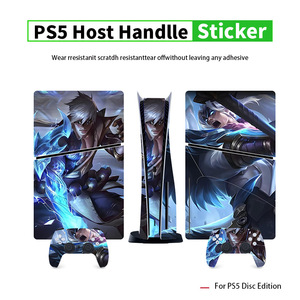 Vinilo adhesivo para consola de juegos PS5, diseño artístico personalizado para jugadores de videojuegos - Product Image 3