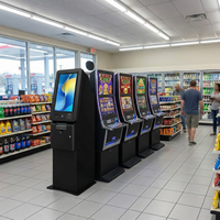 Oyuncu Kartı Bozukluk Değiştirme Şarj Makinesi Hediye Kartı Dağıtım Kiosku Beceri Oyunu Kabini için Bulut İzleme Sistemi