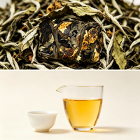 Mini-brique de thé blanc Chenpi vieilli 5 ans, écorce de mandarine Xinhui d'arbre ancien du Yunnan, portion individuelle