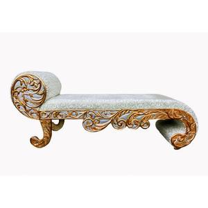 Furniture Modern <b>Gold</b> Wedding <b>Sofa</b> Chair Bride and Groom for Event Upholstered Designer Couch Finish Wooden Couch Handmade - Product Image 1