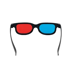 Fabrik Großhandel passive Kunststoff rot blau Anaglyph 3D-Brille für Amblyopie-Training