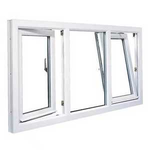 Cửa sổ cửa sổ tùy chỉnh giá nhà máy giá rẻ cách âm bão tác động bị hỏng cầu uPVC uPVC cửa sổ cửa sổ - Product Image 5