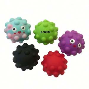 Pelota Antiestrés para Apretar - Juguete Sensorial Divertido para Niños y Adultos, Juguete Sensorial de Burbujas Suaves para Aliviar la Ansiedad - Product Image 1