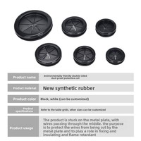 Grommet de protection double face pour trou de câblage de pare-feu, anti-poussière, ignifuge, protection de câble, joint d'étanchéité en spirale