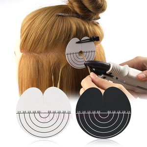 GlamorDove Custom Logo Printing Hair Extension Tools Heat Shield Guards with Scale Clear <strong>Keratin</strong> Fusion <strong>Glue</strong> <strong>Protector</strong> - Product Image 5