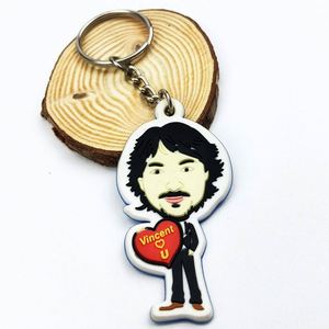 Venta al por Mayor de Llaveros de Silicona de Diseño Personalizado, Llaveros de PVC para Regalo - Product Image 3