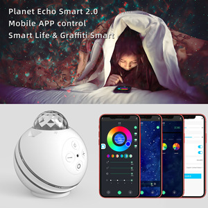 Luci di proiezione galassia stella di rumore bianco intelligente comando vocale lampada proiettore da scrivania per la decorazione - Product Image 3