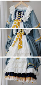 ชุดเดรสบูติกวินเทจสำหรับเด็กวัยหัดเดินชุดเดรสปาร์ตี้พรอมชุดเดรสวินเทจสไตล์สเปนสำหรับเด็กผู้หญิงเจ้าหญิงโลลิต้า - Product Image 3