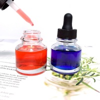 Vente en gros d'encre en verre Encrier Stylo plume Eau Papeterie Distributeur Bouteille vide