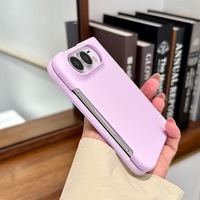 Coque de téléphone pour iPhone 18 Duo, finition mate, couleur unie, minimaliste, antichoc, anti-traces de doigts