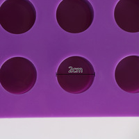 Sans BPA bricolage fait à la main antiadhésif 88 cavités petit cylindre Mini moules à savon Silicone moules à glaçons et à bonbons
