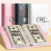 Carnet de budget personnalisable A6 en cuir à couverture rigide, avec anneaux, pour journal, agenda et cartes photo – Impression personnalisée – Meilleures ventes
