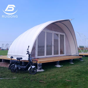 Haute qualité luxe Shell style glamping <span class=keywords><strong>vacances</strong></span> hôtel maison coupe-vent avec PVC couverture extérieure étanche Camping tente pour événements - Product Image 2