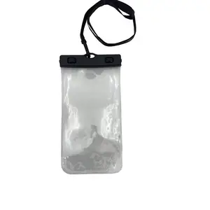 批发透明PVC手机袋袋夜光PVC防水手机包装袋