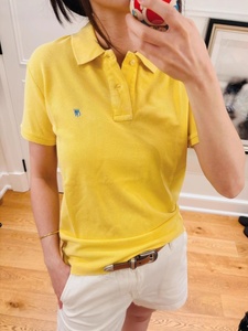 RL pour femme grande taille, chemise à manches courtes <span class=keywords><strong>en</strong></span> pur coton brodée unie, style anglais, avec col à revers, motif cheval miniature, été - Product Image 2