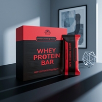 Barre protéinée à haute teneur en protéines, concentré de lactosérum, isolat de soja, polydextrose d'avoine, fabrication OEM, marque privée