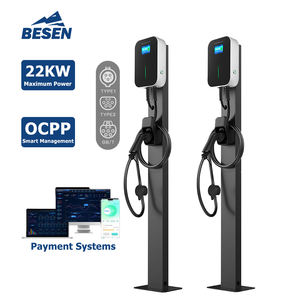 BESEN EVSE OCPP 1.6J <span class=keywords><strong>Mennekes</strong></span> EV <span class=keywords><strong>CARGADOR</strong></span> RÁPIDO 32A 22kW <span class=keywords><strong>CARGADOR</strong></span> DE PARED DE COCHE ELÉCTRICO con TARJETA 4G RFID - Product Image 1