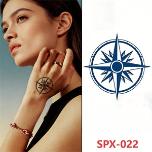 Tatuajes Temporales Semipermanentes al por Mayor, Resistentes al Agua, Seguros para la Piel, <span class=keywords><strong>de</strong></span> Larga Duración (15 Días), Mini, Realistas, con Tinta <span class=keywords><strong>de</strong></span> Jugo - Product Image 2