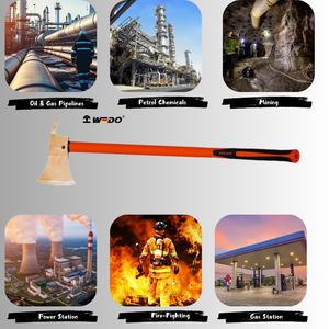 Wedo bam ATEX chấp thuận không phát ra tia lửa nhôm Đồng berili Đồng Pick Head rìu với nhựa xử lý - Product Image 5