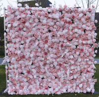 Mur de fleurs artificielles pour banquet d'anniversaire, adapté aux garçons et aux filles, choix polyvalent et sûr