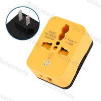 Adaptateur d'alimentation universel à découpage multifonction tout en un prise de charge Uk Us Eu avec ports de chargeur Usb c