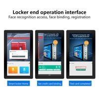 Casier à colis intelligent avec accès par carte IC pour la salle de courrier des appartements