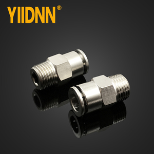 Thép không gỉ nam và nữ chủ đề Straight-Thông qua kết nối PC PL PU PY PE PG ống khí nhanh chóng Push-in khí nén phù hợp - Product Image 3