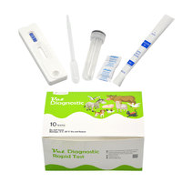 Kit de test rapide de l'antigène de la parainfluenza canine CPIV, cassette de diagnostic vétérinaire pour chiens