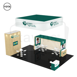 Tawns biểu tượng tùy chỉnh 20x30ft Modular LED tradeshow gian hàng khung nhôm seg lightbox Backlit triển lãm hiển thị tái sử dụng di động - Product Image 1