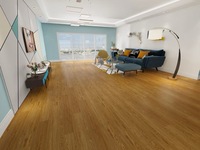 Planchers SPC de style moderne, lames de vinyle imperméables à clipser, pour hôpitaux, gymnases, appartements, villas, salles de bain, écoles