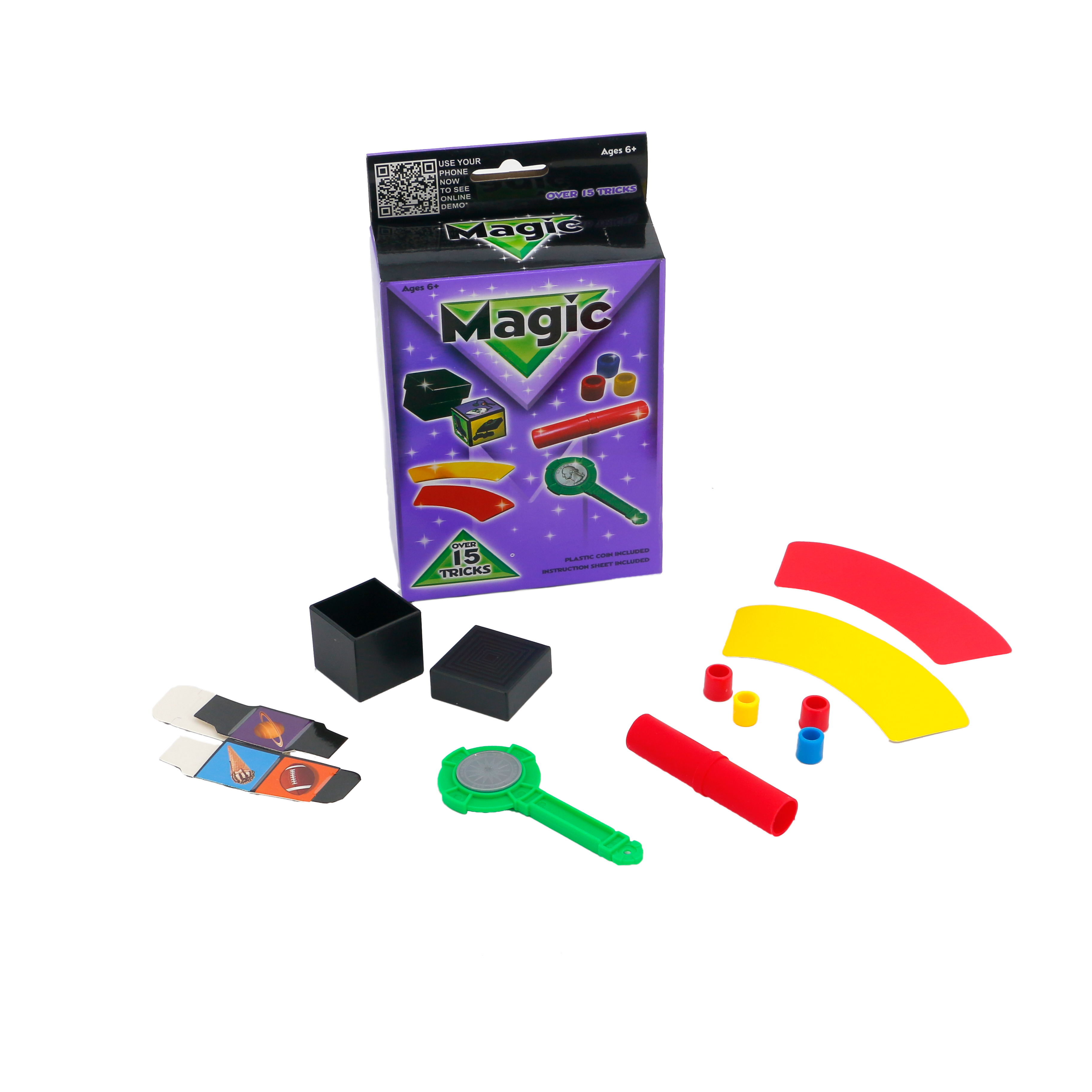 Детский магический трюк игра более 15 трюков Игра Пластиковые магические игрушки набор
